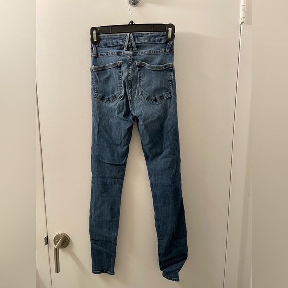 Good American Good Legs Blue Skinny Jeans - 00/24 - Picture 2 of 4